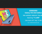 A Samsung apresenta o "novo" Galaxy M21. (Fonte: Samsung)
