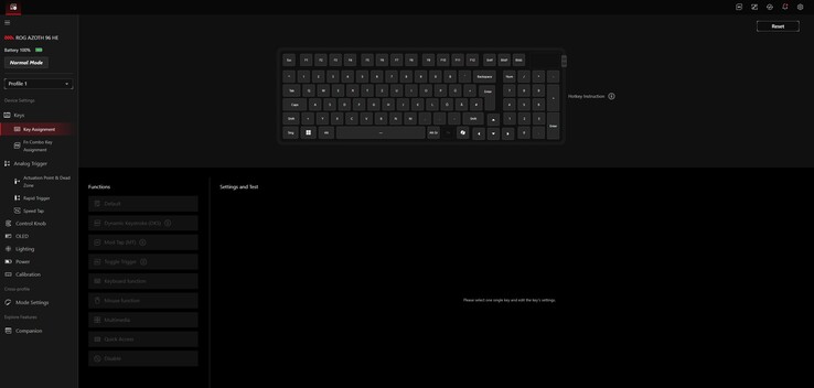 O Gear Link é uma interface da Web com layout claro. (Fonte da imagem: Notebookcheck)