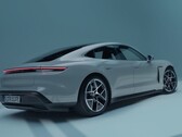 O Porsche Taycan 2025 começa com pouco menos de US$ 100 mil para o modelo básico. (Fonte: Porsche)