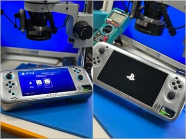 Tela inicial do PS4 portátil V2.