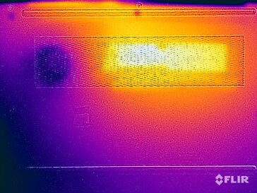 Temperaturas da superfície inferior (teste de estresse)