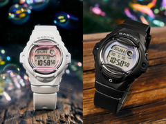 Da direita para a esquerda: Casio BG-169GD-1 e BG-169GD-7
