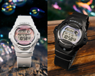 Da direita para a esquerda: Casio BG-169GD-1 e BG-169GD-7