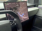 A interface de usuário do Cybertruck (imagem: TeslaTownTexas/TikTok)