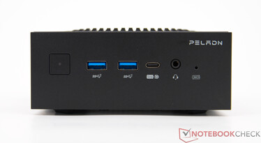 Peladn HO5 - Conexões no painel frontal