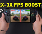 O teste Lossless Scaling 3 no dispositivo portátil para jogos destaca as melhorias trazidas pela nova atualização (Fonte da imagem: ETA Prime)