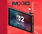 Logotipo da Macronix acima do cartão de chave de jogo do Switch 2 (Fonte da imagem: Macronix, Nintendo of America com edições)