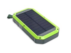 O RealPower PB-10000 Solar tem uma plataforma de carregamento sem fio de 10 W. (Fonte de imagem: RealPower)