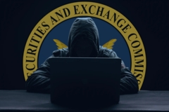 A conta X da SEC foi hackeada no início desta semana, resultando na disseminação de notícias falsas sobre ETFs de Bitcoin. (Imagem via Shutterstock e SEC, com edições)
