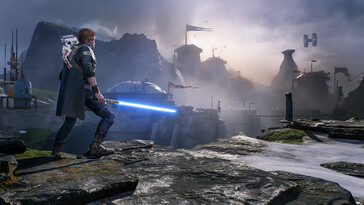 Uma imagem mostrando uma paisagem em Star Wars Jedi: Fallen Order. (Fonte da imagem: Steam)