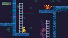 Uma captura de tela do jogo de plataforma 2D BlockBlasters, que foi removido do Steam devido a um código malicioso incorporado que drenava carteiras de criptografia. (Fonte da imagem: Steam)
