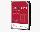 Empresas e clientes particulares abastados podem estar interessados na nova variante de 20TB do disco rígido WD Red Pro para servidores NAS (Imagem: Western Digital)