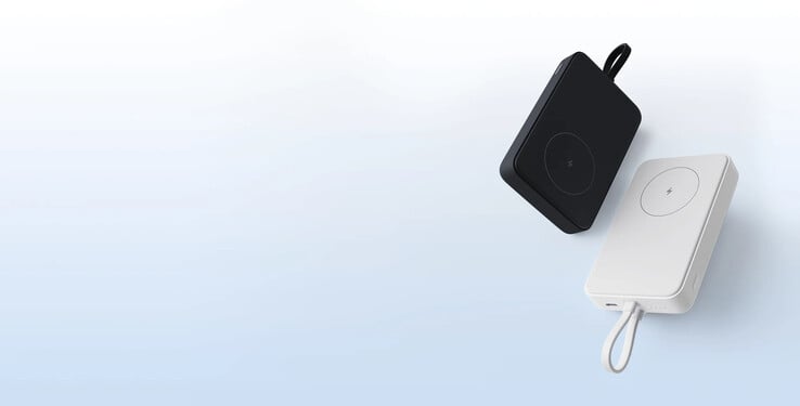 O Xiaomi 33W Magnetic Power Bank 10000 com cabo integrado. (Fonte da imagem: Xiaomi)