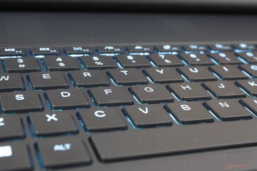 As teclas CherryMX são muito satisfatórias para digitar, mas alguns usuários podem não gostar do feedback alto