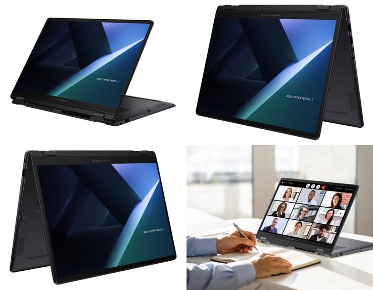 O ExpertBook B5 Flip G2 conversível (B5406FMA).
