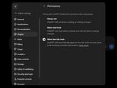 Captura de tela das configurações do ChatGPT, Plug-ins e Permissões, com as opções “Sempre perguntar”, “Permitir ferramentas de leitura” e “Permitir ferramentas de baixo risco”