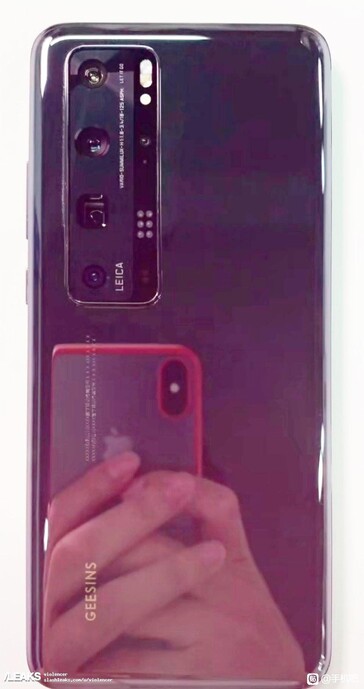 O novo "Huawei P50" vazamento de imagem viva. (Fonte: SlashLeaks)