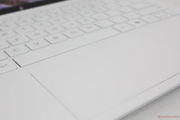 Clickpad apertado mesmo para um formato de 13 polegadas