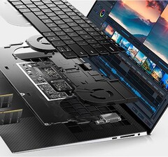 Dell Precision 5550 é a atualização completa do Precision 5540 na mesma linha do XPS 15 9500, mas o desempenho não mudou realmente (Fonte de imagem: Dell)