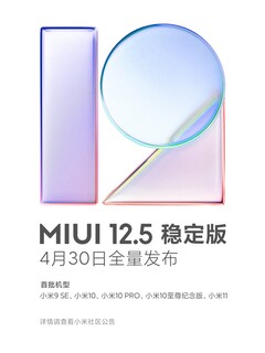 MIUI 12.5 deve começar a alcançar alguns dispositivos globalmente dentro do próximo mês, mais ou menos. (Fonte da imagem: Xiaomi)