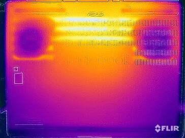 Teste de estresse de temperatura da superfície (parte inferior)