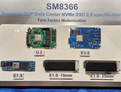 Diferentes fatores de forma para o mercado de datacenter (Fonte de imagem: TweakTown)