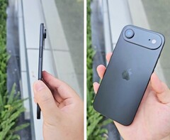Espera-se que o Apple iPhone 17 Air seja extremamente fino à custa da duração da bateria. (Fonte da imagem: @MajinBuOfficial)