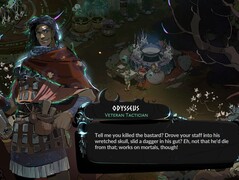 Na foto: Odysseus, pelas primeiras impressões, desempenhando um papel semelhante ao de Aquiles do primeiro jogo. (Fonte da imagem: Supergiant Games)