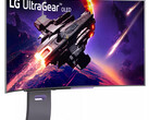 O UltraGear OLED 45GS95QE tem um acabamento curvo 800R. (Fonte da imagem: LG)