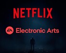 O banner da Netflix com o logotipo da Electronic Arts é mostrado (Fonte da imagem: Netflix, Electronic Arts com edições)