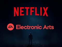 O banner da Netflix com o logotipo da Electronic Arts é mostrado (Fonte da imagem: Netflix, Electronic Arts com edições)