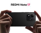 O Redmi Note 17 custa a partir de cerca de US$ 191 na China. Na foto: uma imagem promocional do celular mostrando sua parte traseira.