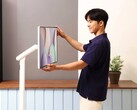 A Samsung combina o Smart Monitor M7 com um suporte versátil. (Fonte da imagem: Samsung)