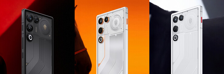 Três opções de cores do celular (Fonte da imagem: RedMagic)