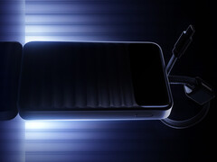 O novo banco de energia de 45 W é vendido por cerca de US$ 44 na China. Na foto: uma imagem teaser do carregador portátil.