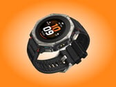 O Amazfit T-Rex Dual Solar é oferecido em um único acabamento em titânio com uma pulseira preta.