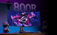 O ROG Swift OLED PG39WCDM suporta AMD FreeSync PremiumPro e NVIDIA G-SYNC. (Fonte da imagem: ASUS)