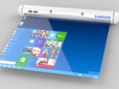Um dispositivo de renderização de rolo da Samsung. (Fonte: LetsGoDigital)