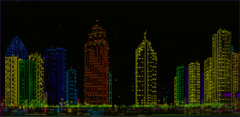 “Eu queria criar uma cidade que parecesse viva, mas que fosse composta inteiramente por símbolos ASCII.”