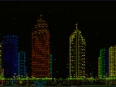 “Eu queria criar uma cidade que parecesse viva, mas que fosse composta inteiramente por símbolos ASCII.” 