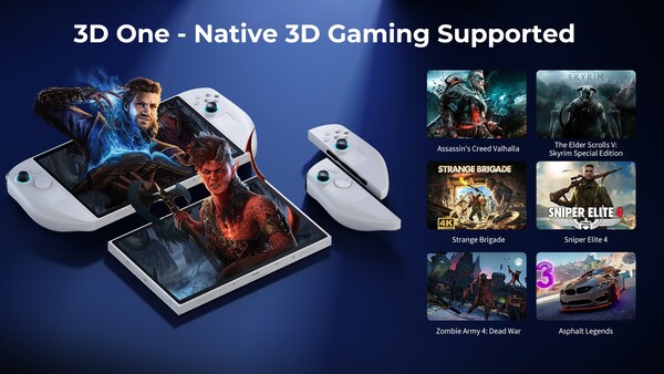 O Abxylute 3D One tem controles removíveis.