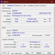 Placa-mãe CPU-Z