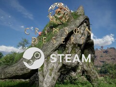 Exibição do banner da versão Steam do Crimson Desert