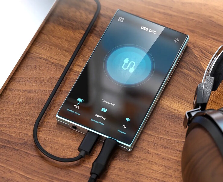 O player de áudio digital Fiio JM21 2026 pode ser usado como um conversor de áudio digital de alta resolução com laptops. (Fonte da imagem: Fiio)