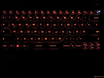 Iluminação do teclado