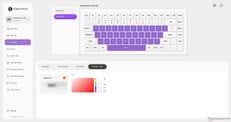 Luz de fundo de personalização do Keychron K3 HE; indicador de caps lock
