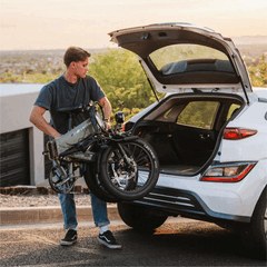A bicicleta elétrica Lectric XP4 apresenta um design dobrável (Fonte da imagem: Lectric)