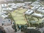 O novo design da sede tecnológica da Microsoft em Redmond.