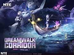 NTE: Neverness to Everness Versão 1.1 Arte principal do Dreamwalk Corridor.