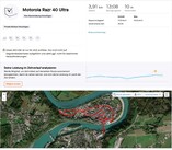 Determinação de localização do Motorola Razr+ - visão geral